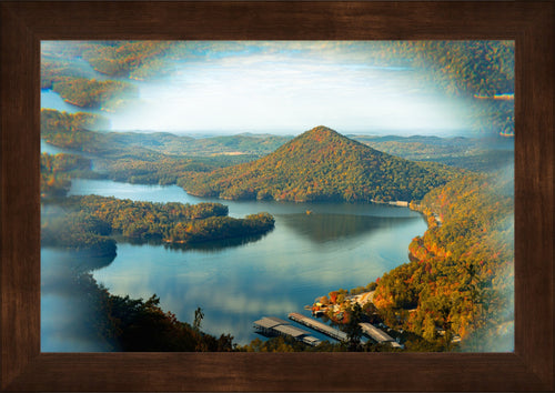 Chilhowee Overlook Point of View Fine Art Photograph | Framed