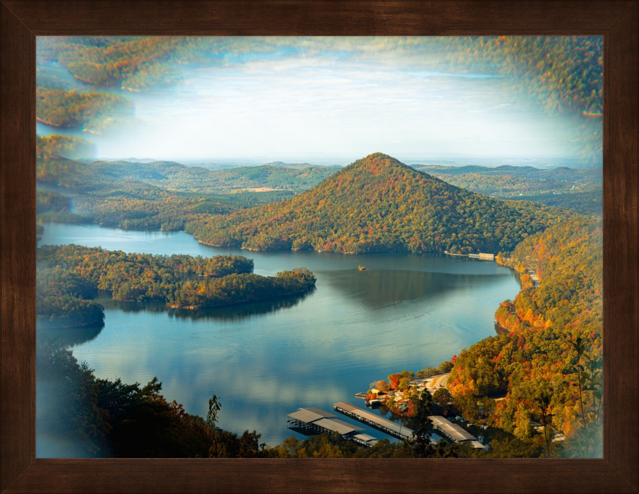 Chilhowee Overlook Point of View Fine Art Photograph | Framed