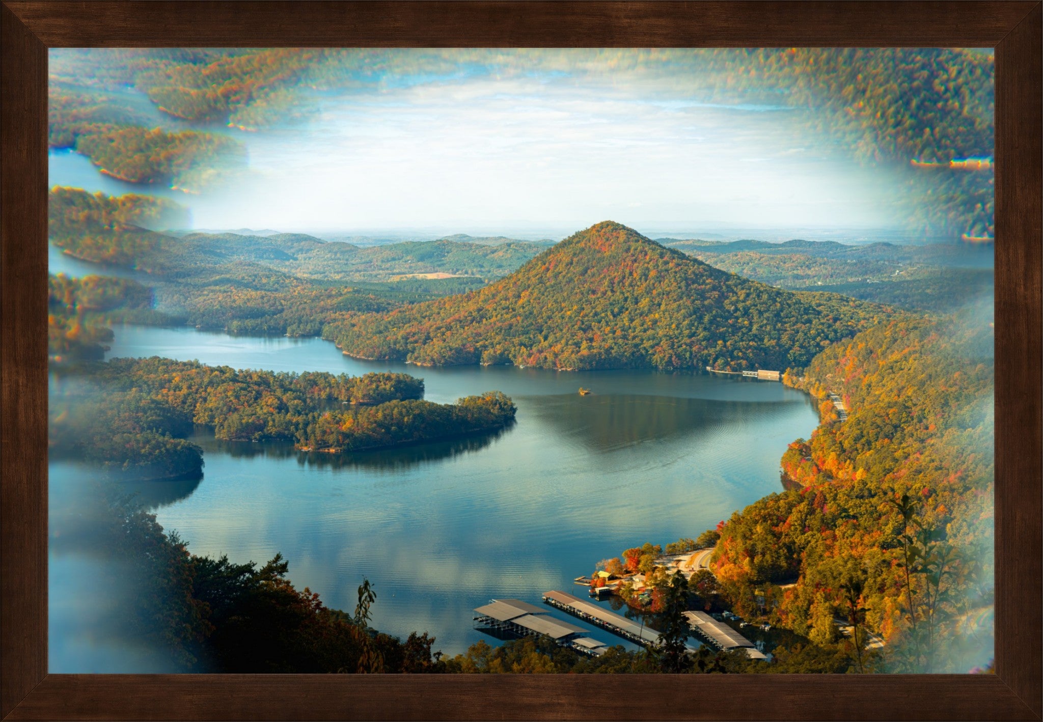 Chilhowee Overlook Point of View Fine Art Photograph | Framed